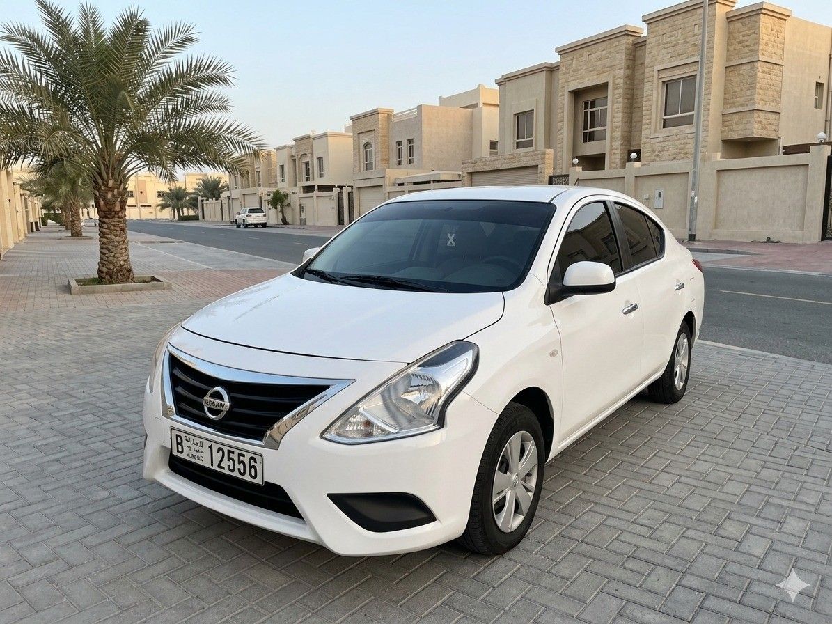 Nissan Sunny 2023 rental in Ajman from 70 AED | AUTO.AE | Listing #1536